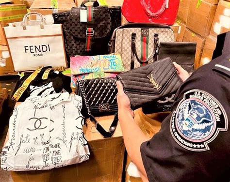 replica bag seized by customs|counterfeit goods seized.